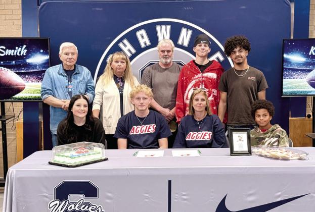 Jayden Smith has signed with Oklahoma Panhandle State University in Goodwell, OK, to play football.