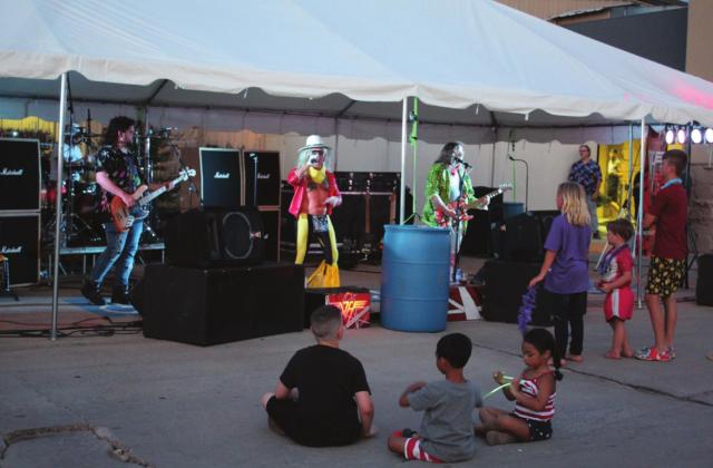 Next Halen performs during FireLake Casino’s Independence Day event on July 3. They are, from left, Johnny Johns, on drums; Darek Johns, on bass; Dan Halen, lead vocals; and Drew Sevier, on guitar. Countywide &amp; Sun/Natasha Dunagan