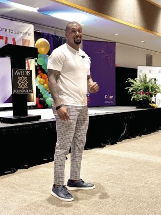 Shamiel Gary, the speaker for the Avedis Health Week 2025 Spear Series, said that ' there are those people who will put a glass ceiling on your potential. You have to push past that and sometimes you need others to give you that push.' Suzie Campbell, Countywide &amp;amp; Sun