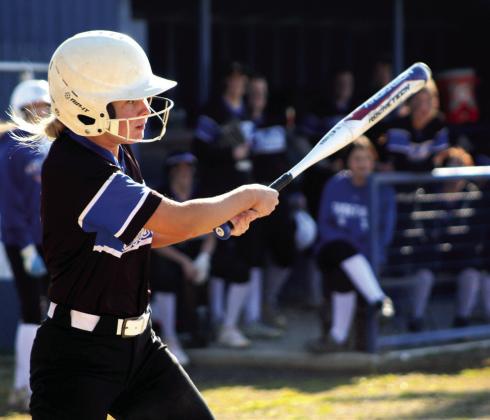 Bethel sophomore Taylor Boles takes her turn at bat on March 28 against North Rock Creek. The NRC Lady Cougars won, 13-0. Countywide &amp;amp; Sun/Natasha Dunagan