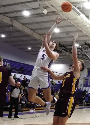 Bethel’s Garren Sheppard shoots for two in action Thursday, Dec. 12 at Bethel’s First United Bank Tournament. The Wildcats lost to Blanchard 28-61, and Tecumseh 71-52. The team rebounded Saturday with a hard-fought 49-46 win over Perkins-Tryon. Countywide &amp; Sun/Suzie Campbell