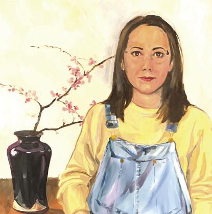 Pictured left, a self-portrait by Julie Marks Blackstone . Photo provided