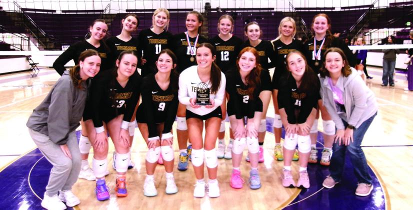 THS Volleyball went undefeated and ended the Chickasha Tournament as Champions on Sept. 6. Photo Provided