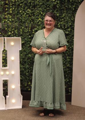 Tawana Holland received the 2025 Pottawatomie County Lifetime 4-H Volunteer of the Year at the Pottawatomie County 4-H Awards Banquet, held at the Heart of Oklahoma Expo Center on Oct. 27. Natasha Dunagan, Countywide &amp;amp; Sun