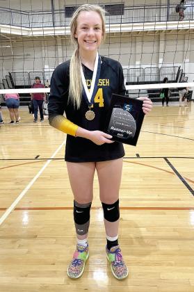 Koree Thompson is awarded All-Tournament at the El Reno Tournament. Countywide &amp;amp; Sun/ Danny Chambers