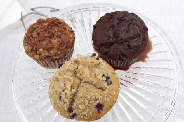 Jenifer Hoke offers jumbo muffins on Fridays at their farmer’s market, Hoke Hollow, five miles south of Tecumseh on Highway 177. She created her first muffins in June of last year and has had a good response since beginning to sell them in Aug. 2022.