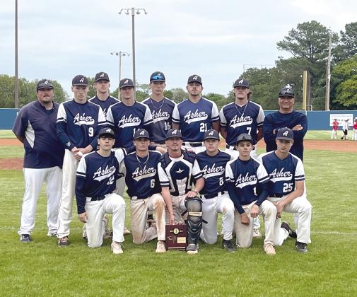 Asher Indians Baseball plowed through Districts, allowing only one run.