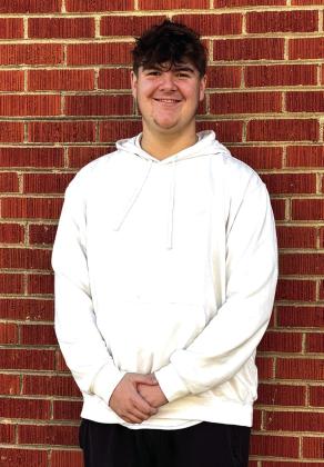Shane Blankenship started his internship for the last semester of high school. Photo by Cheyanna Dietz, Intern