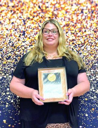 Barnard Elementary teacher Holly Donaghey received the Lola C. Durham Award.