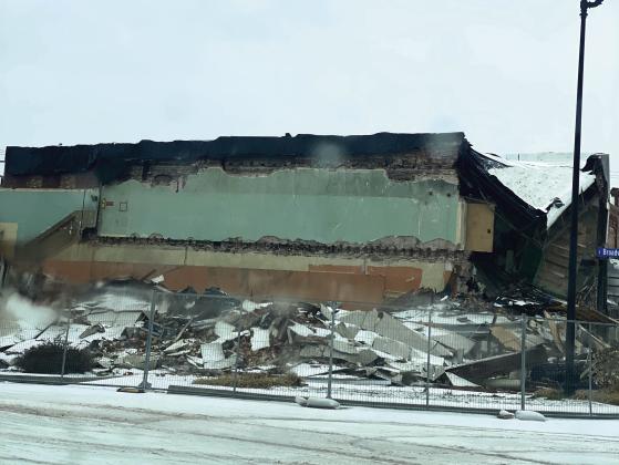 West Main Street Closed After Building Collapses