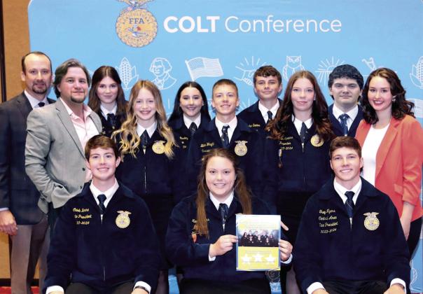 Tecumseh FFA Receives National 3-Star Chapter Award