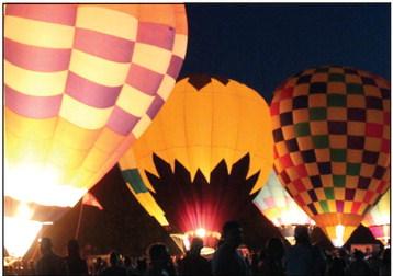 The Fifth Annual FireLake Fireflight Balloon Festival on Aug. 12-13, 2022. There were 25 hot-air balloons from seven states that participated in balloon launches, tethered rides, and balloon glows. File photo