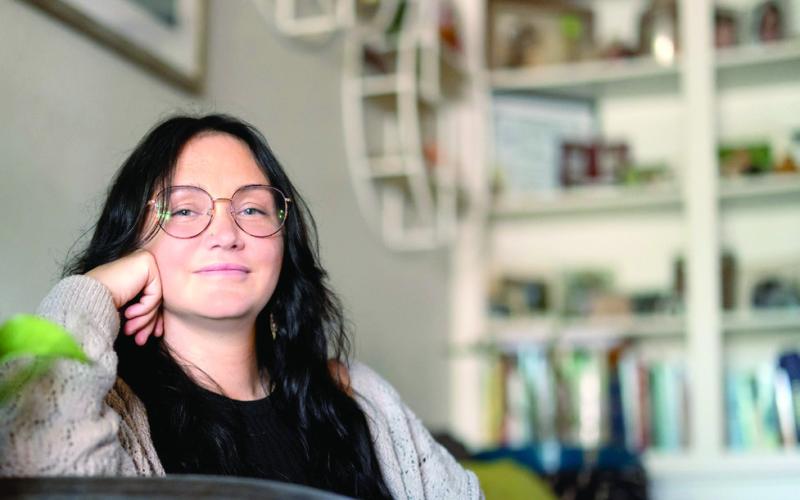 Samantha Masquat at Scissortail Counseling Services, her mental health and substance abuse counseling center. Photo provided by CPN