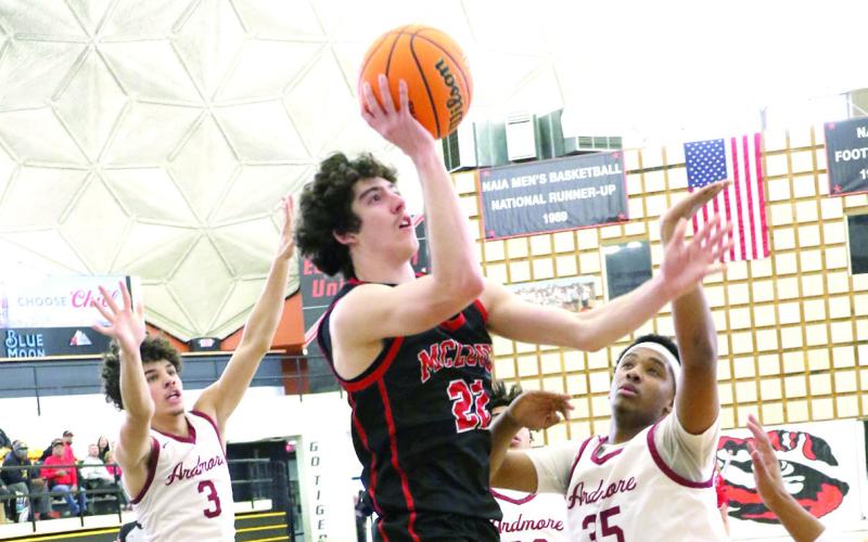 McLoud Boys finish season in Area Play