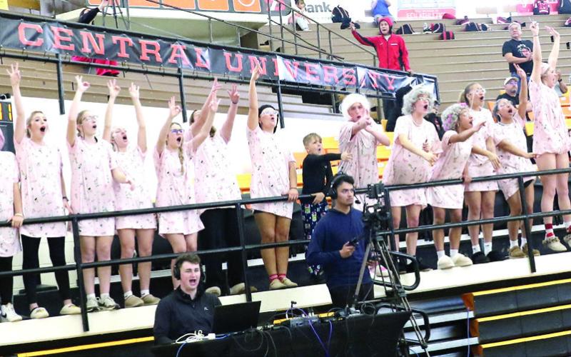 The McLoud student section showed up like they'd been there before.