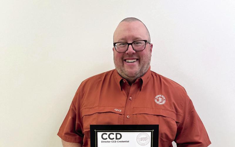 Director Randall Cole (District 7) recently completed the Credentialed Cooperative Director Certificate by the National Rural Electric Cooperative Association. Photo provided by CVEC