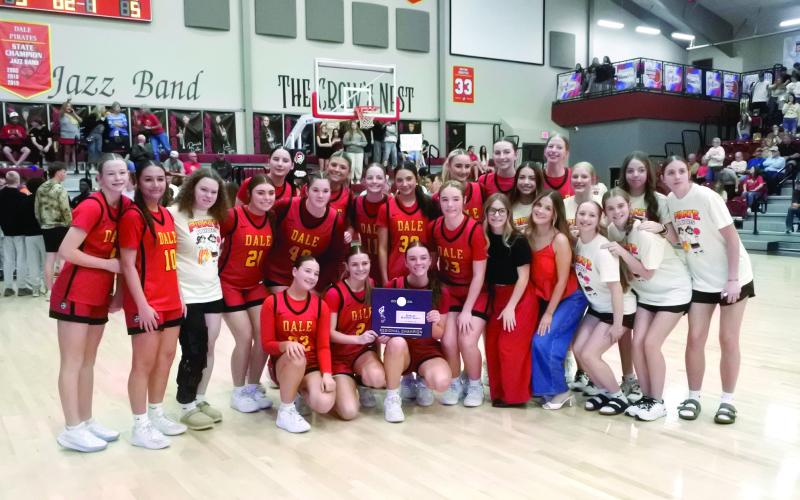 The Dale Lady Pirates beat Okemah 49-36 to win the Regional title and advance to Area competition this week. Suzie Campbell, Countywide &amp;amp; Sun