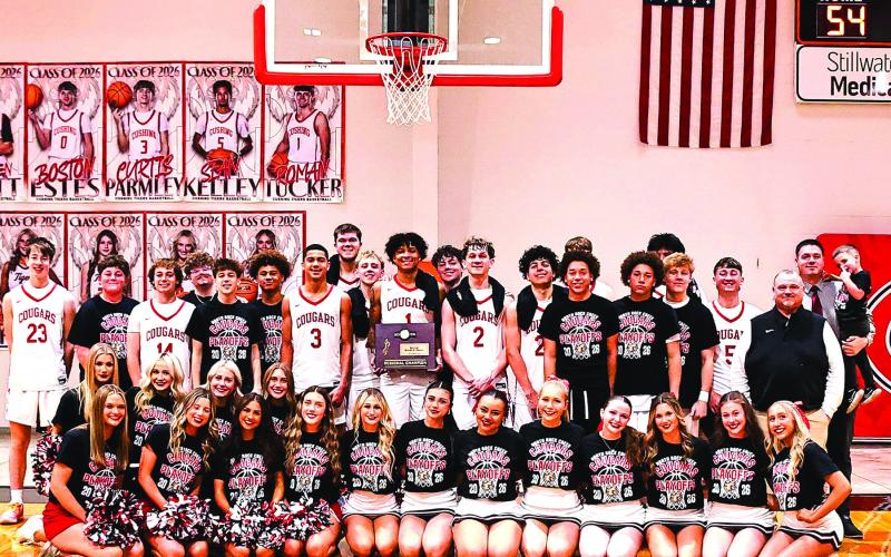 North Rock Creek became Regional Champs following their 54-45 win against Kingfisher on Feb. 28. They begin Area play Mar. 6 in Kellyville, at 7:30, against Catoosa. With a win, they will head straight to State. With a loss, they will have to beat their opponent the following night at 7:30 to advance. Photos Courtesy of Gowin Photography
