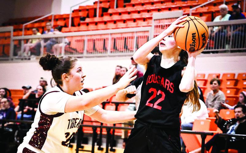 North Rock Creek's Kadence Munn put up the 3 pointer to send the final game into OT. NRC Girls suffered a heartbreaking loss, 53-51, to end their season.