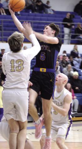 Bethel senior Zack Jennings goes to the bucket and gets fouled. Photos by Natasha Dunagan, Countywide &amp;amp; Sun
