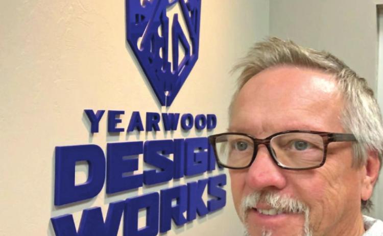 Mark Yearwood, owner of Yearwood Design Works, has 39 years of experience in the sign industry. From his location at 19245 Industrial Drive, Suite 101, in Tecumseh, he offers signs of all kinds, as well as banners, decals, wraps, wide format digital printing, and hand-painted lettering and pinstriping. Photo provided.
