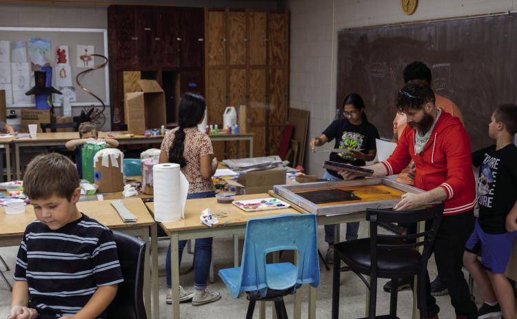Children can now sign up for SSC’s Kids on Campus Summer Camps. Themed camps include Fun Fitness, Outdoor, STEM, Lego, Clay and Art (pictured). Photo provided by SSC