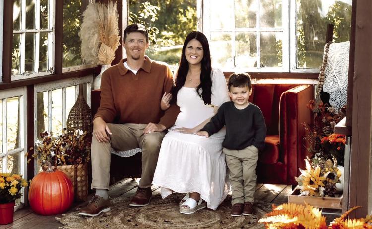 Katie McMahan is shown with her husband Colt and son Canton. Photo provided