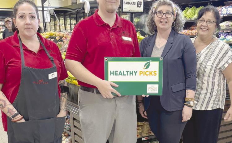 Healthy Picks are available at both FireLake Express stores and at the FireLake Discount Foods. Look for the signs. Photos provided