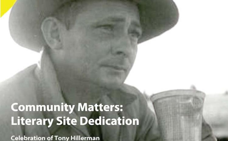 Oklahoma Literary site dedication for Tony Hillerman at Shawnee Public Library