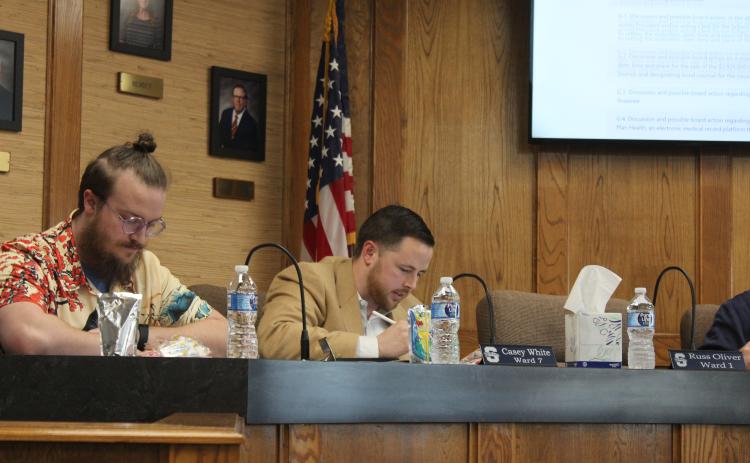 Casey White was recently elected to Ward 7 of the Shawnee Public Schools Board of Education. He was sworn in during the April 7 meeting. White replaces Bobby Canty who will be honored at the May 5 meeting at 6 pm. Natasha Dunagan, Countywide & Sun