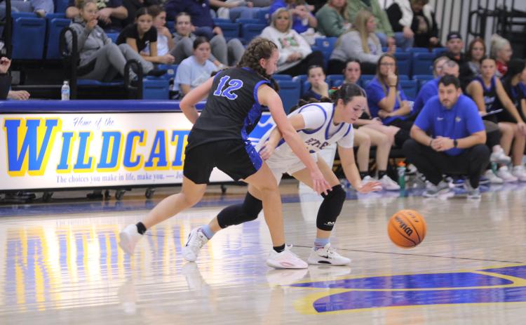 Bethel's Ava Gascon steals the ball during the home game on Dec. 5.