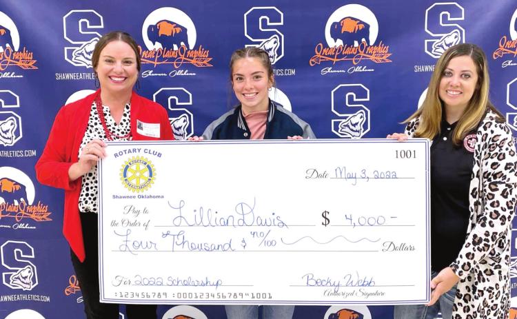 Shawnee Rotary Club Awards $4,000 Scholarship
