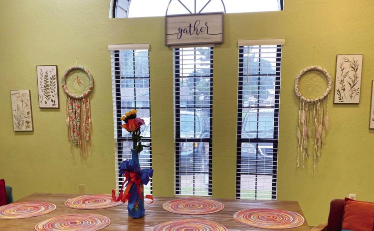 The Hope House dining area offers a cozy place to gather. Julie Talton, Countywide &amp; Sun