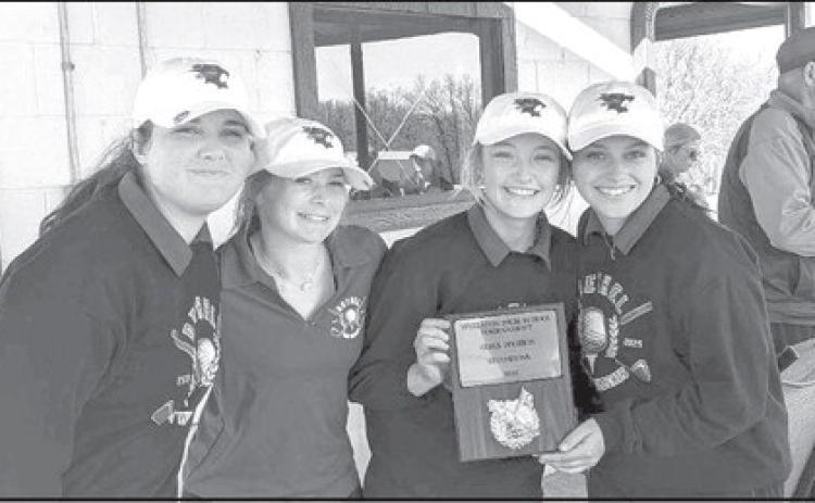 Pictured from left: Faith Wilkerson, Lakin Davis, Presley McClintock and Larron Morris Photo provided