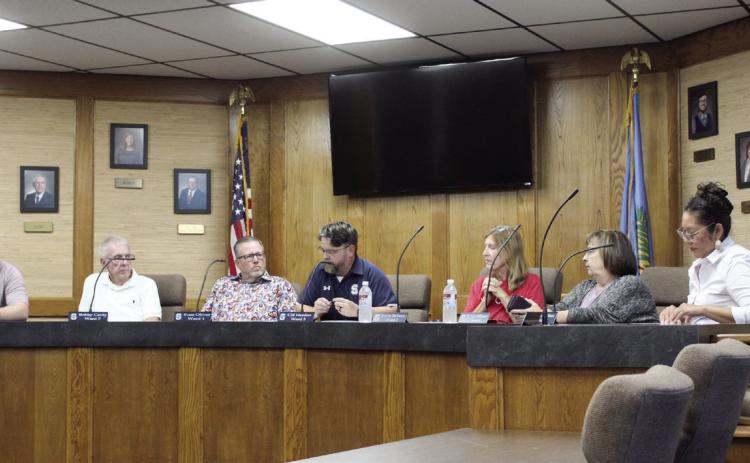 The Shawnee Board of Education met for a special meeting on Aug. 28 to discuss the OSDE investigation into Superintendent Dr. Aaron Espolt’s certification and how to proceed. Espolt is on paid administrative leave, and Assistant Superintendent Dr. Teresa Wilkerson is the interim superintendent. Countywide &amp; Sun/Natasha Dunagan