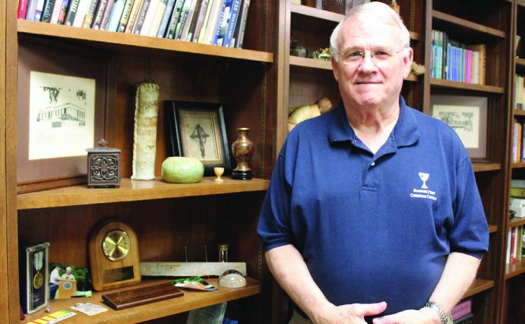 Rev. Ray Belford, the pastor of First Christian Church in Shawnee, was a Specialist 5 in the Army and a reporter for the "Pacific Stars and Stripes" newspaper during Vietnam. Countywide & Sun/Natasha Dunagan