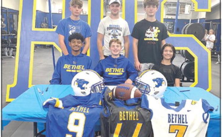 Six BMS Standouts Sign To  Play High School Football