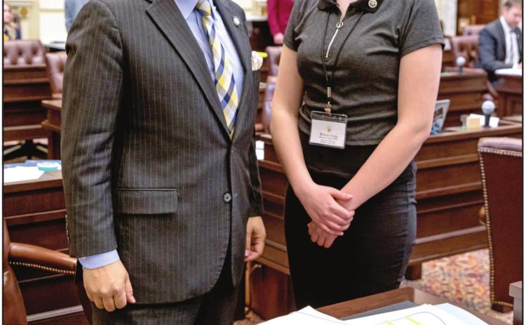 SHS Senior Serves As Senate Page