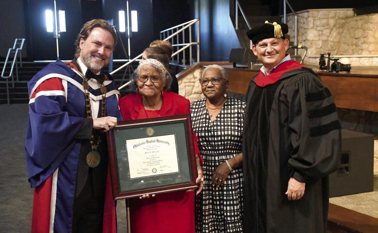 Doctor of Philosophy Awarded Posthumously To Walter O. Mason