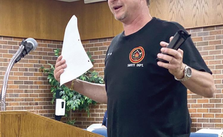 Brock Ulm addressed the council regarding the rezoning of his property on 13th street. The city approved his request. Julie Talton. Countywide &amp; Sun