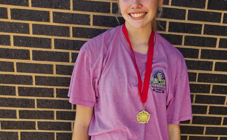 Tecumseh High School junior Kennadee Mason was named to the Route 66 Nut House Bash All-Tournament team. Photo provided