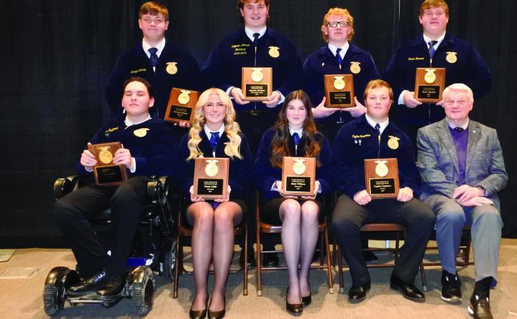 Eight local FFA members receive Gordon Richards Sr. Awards