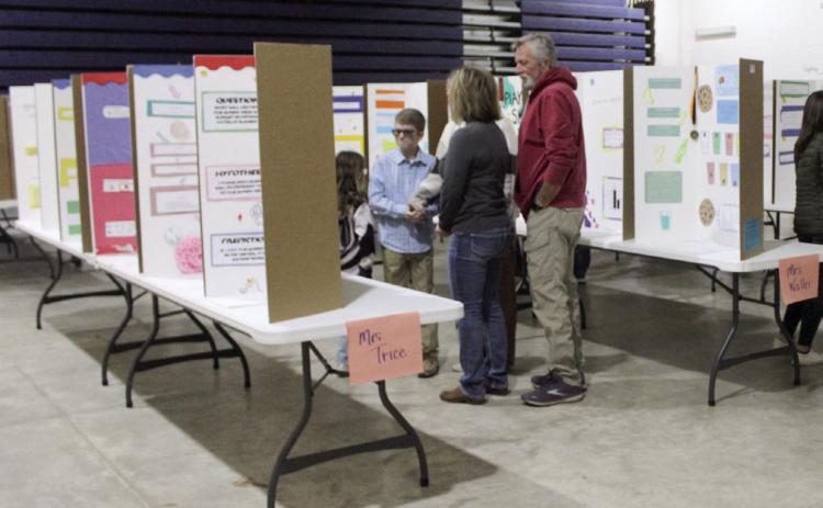 Cross Timbers Elementary Science Fair (see long caption)