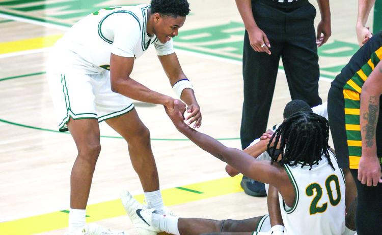 OBU's Joshua Udoumoh added 20 points, seven rebounds, and three assists in the victory against Arkansas Tech for the 66–64 overtime win. Photos Provided