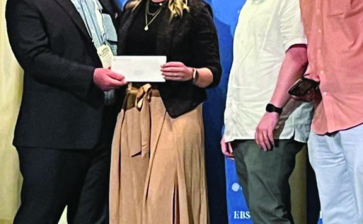 From left to right: Presented the award: Gregg Dodd, Chair of the John Cotton Dana Award Committee and Director of Marketing &amp; Communications for Columbus Metropolitan Library; Representing PLS: Kelly Sitzman, Kevin Mix, Drew Hooper; Not pictured: Diana Ring, Lunden England.