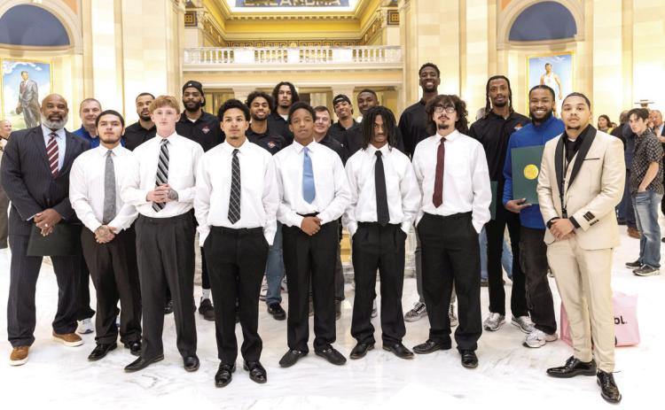 Fire with COJC Students, Timothy Tardibono, Executive Director at the Oklahoma Office of Juvenile Affairs.