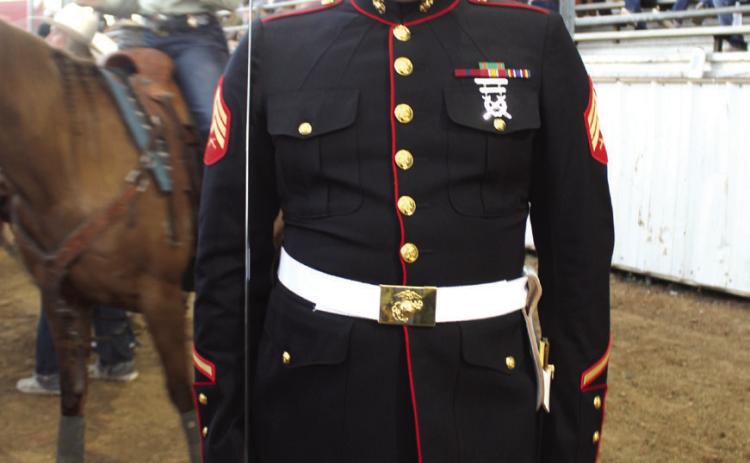 U. S. Marine Veteran, Sgt. Jonathan Wright, pauses for a photo. Photos by Natasha Dunagan, Countywide & Sun