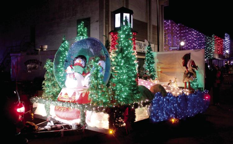 The Jeffrey Baptiste Foundation, which added a snow globe for this year's theme, won Best Overall in the Shawnee Parade of LIghts on Dec. 12. According to State Rep. Dell Kerbs, with Safe Events for Families, Citizen Potawatomi Nation won Mayor's Choice, Danfoss was the Grand Marshal's Choice, and Firestorm Septic and Shelters was the President's Choice out of 117 entries. Natasha Dunagan, Countywide &amp; Sun