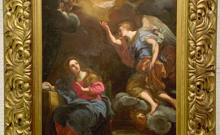 Annun- ciation by Francesco de Mura.