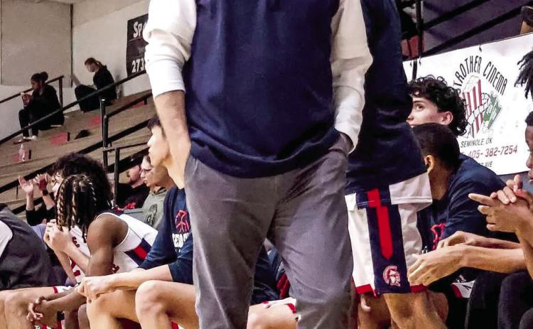 Seminole State College named Austin Bogle (pictured right) as full-time Men’s Basketball Head Coach ahead of the Region II – Division I Tournament, which begins March 12 at Rougher Village Arena in Muskogee. Photo provided by SSC
